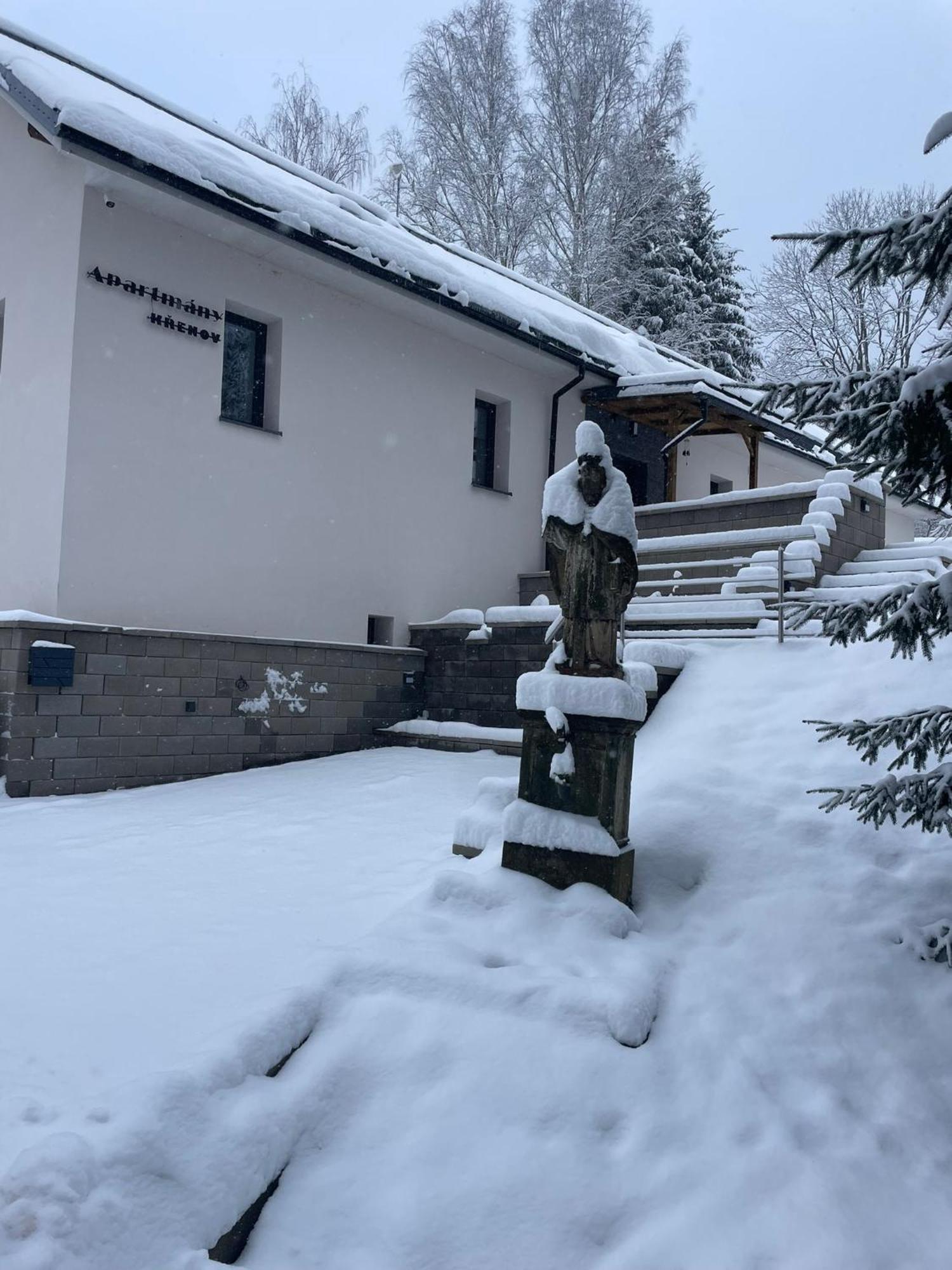 Apartmany Krenov Bernsdorf エクステリア 写真